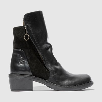 Dámské Kotníkové Boty Fly London Mely074fly Černé | NWRBQK-064