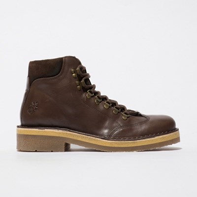 Pánské Šněrovací Boty Fly London Reus075fly Hnědé | UVJTXZ-904